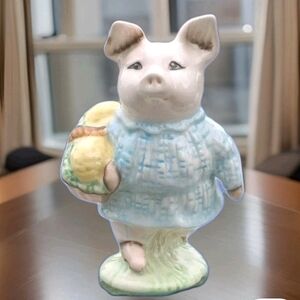 Vtg Royal Albert Beatrice Potter Little Pig Robinson Porcelain Figurine England